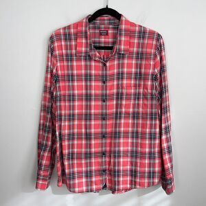 Boys youth kids 16 UNTuKit button down plaid shirt